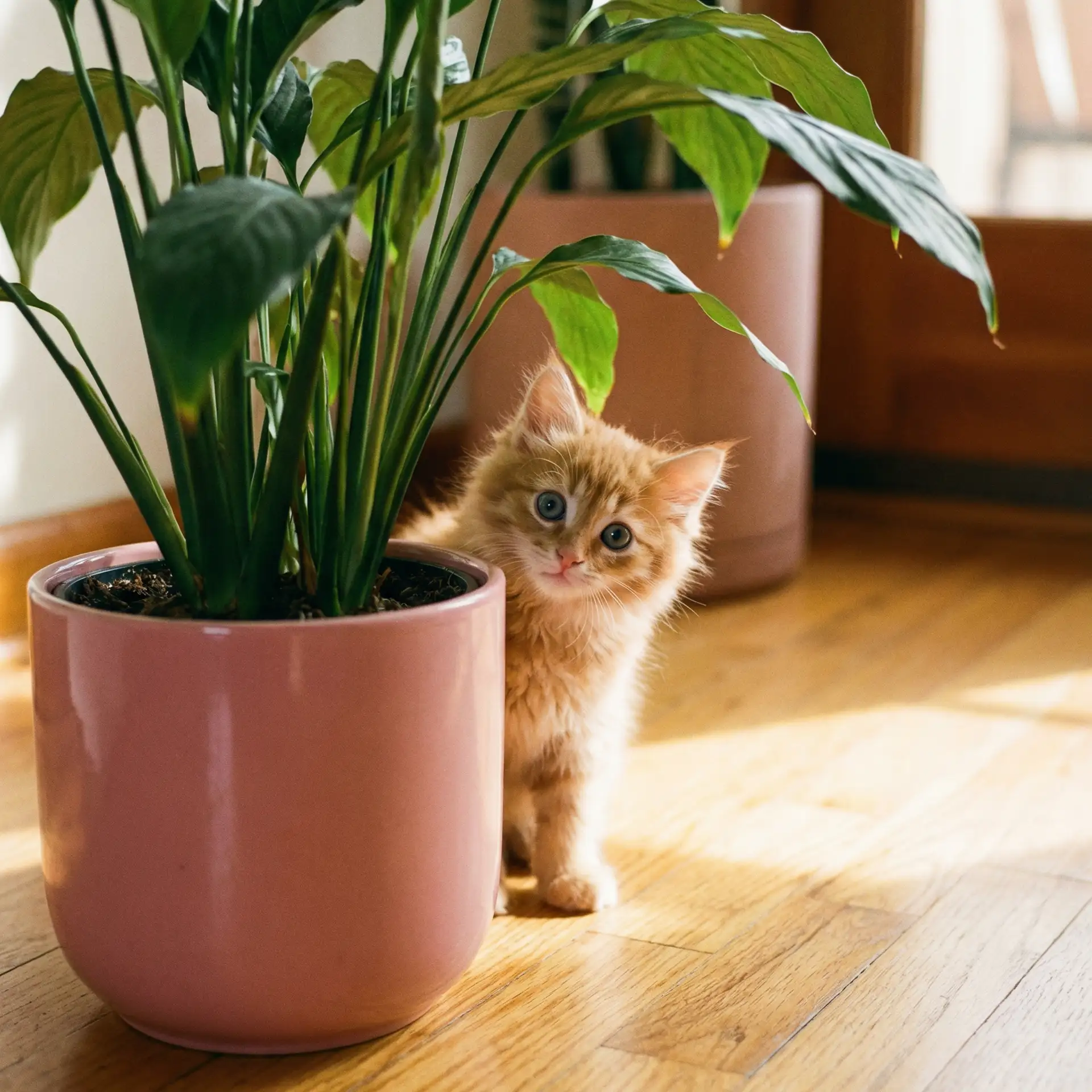 小猫从花盆后探头 - 7723影视手机在线观看免费